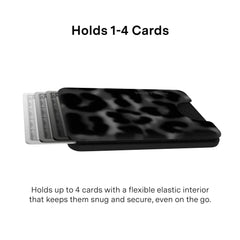 It Girl Black Leopard MagSafe Wallet
