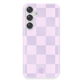 Lilac Vibe Checkered Samsung Case