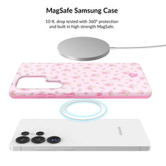 Dainty Pink Floral Samsung Bundle Set