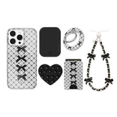 Lacy Black Bows iPhone Bundle Set
