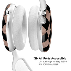 Mocha Vibe Checkered AirPod Max Case