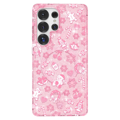 Pink Christmas Glitter Samsung Case