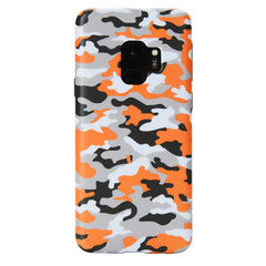Orange Camo Samsung Galaxy Case