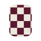 Burgundy Vibe Checker Portable MagSafe Charger Power Pack