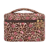 Rosy Leopard Vanity Bag