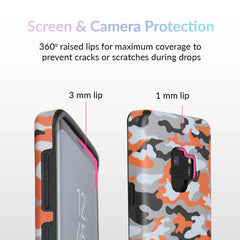 Orange Camo Samsung Galaxy Case
