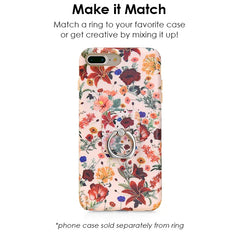 Vintage Floral Phone Ring