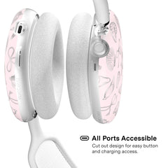 Pink Coastal Seashells AirPod Max Case