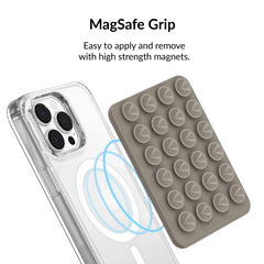 Grey MightyGrip MagSafe Mount