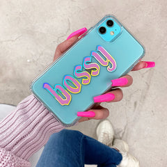 Bossy Clear iPhone Case