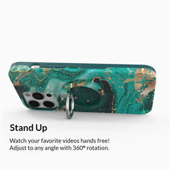 Emerald Marble MagSafe Grip Ring
