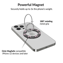 Lacy Pink Bows MagSafe Grip Ring
