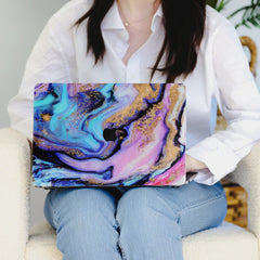 Galaxy Glitter Marble MacBook Case 2.0