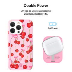 Sweet Cherry Portable MagSafe Charger Power Pack