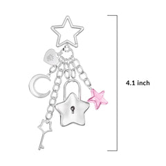 Lucky Star Locket Bag Charm