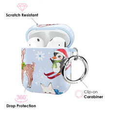 Winter Wonderland Baby Animals AirPod Case