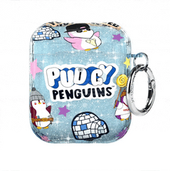 Pudgy Penguins Iceberg Glitter AirPod Case