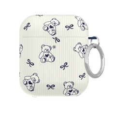 Preppy Teddy AirPod Case
