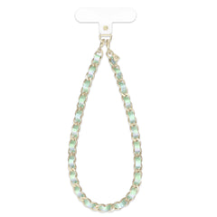 Mermaid Holo Leather Chain Phone Charm