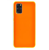 Neon Orange Clear Samsung Case