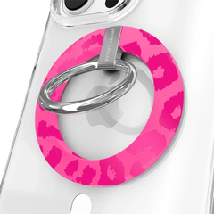 Even Hotter Pink Leopard MagSafe Grip Ring