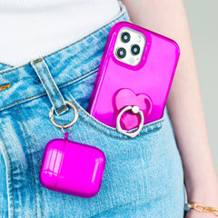 Neon Purple iPhone Case