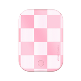Pink Vibe Checkered Portable MagSafe Charger Power Pack
