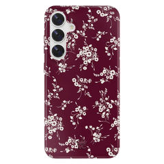 French Burgundy Floral Samsung Case