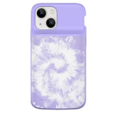 Purple Tie Dye iPhone Charging Case