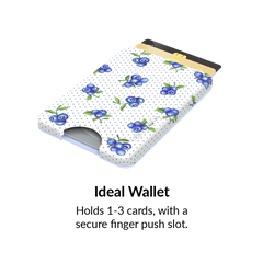 Blueberry Baby MagSafe Wallet