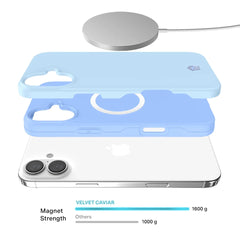 Cotton Candy Blue iPhone Case