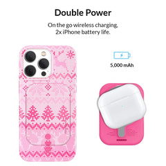 Bubble Gum Sweater Portable MagSafe Charger Power Pack