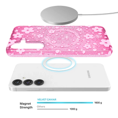 Cherry Blossom Glitter Samsung Case