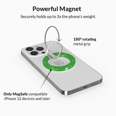 Lime Stardust Glitter MagSafe Grip Ring