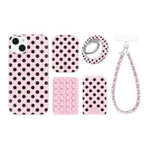 Princess Pink Polka Dot iPhone Bundle Set