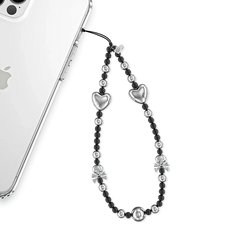 Chrome Skulls Phone Charm