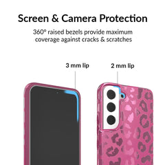 Pink Ruby Leopard Samsung Case