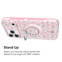 Lovely Pink Bows MagSafe Grip Ring
