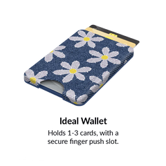 Denim Daisy MagSafe Wallet