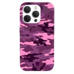 Magenta Camo iPhone Case