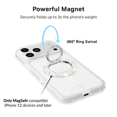 Hydrangea Floral MagSafe Grip Ring