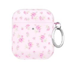 Dainty Pink Floral AirPod Case