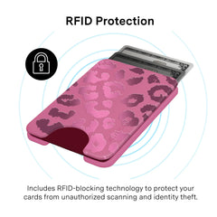 Pink Ruby Leopard MagSafe Wallet