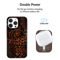 Leopard Tort Portable MagSafe Charger Power Pack