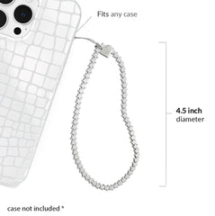 Silver Stars Phone Charm