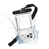 Silver Holo Waterproof Floating Phone Pouch