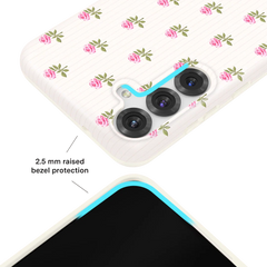 Pink Peony Floral Samsung Case