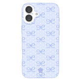 Lovely Blue Bows iPhone Case
