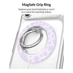 Lavender Cherry Blossom Glitter iPhone Bundle Set