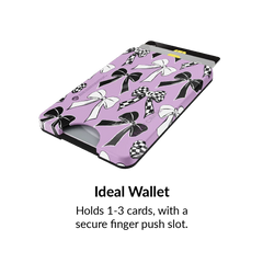 Beetlejuice Bows MagSafe Wallet